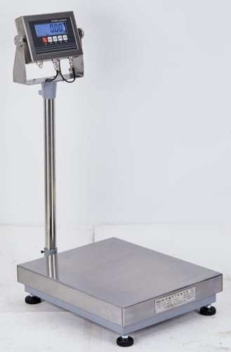 NTEP Certified 100 LB Bench Weighing Scales - Durable Coated Steel Platform 12'' x 16'' with 0.02 LB Sensitivity - Heavy Duty Industrial & Commercial Use
