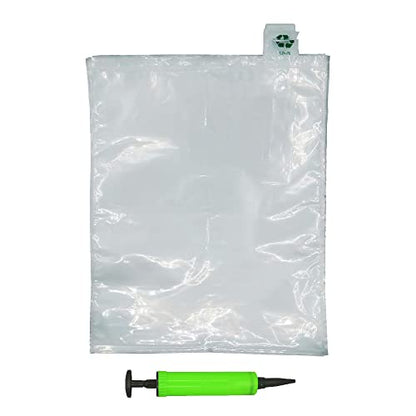 Miupoo Packaging Air Bags,Clear Plastic Inflatable Air Packaging Protector Bag with Free Pump Cushion,Air Inflatable Cushion Blocking Packaging Bag,10x12 Inches,50 Pieces - size: 10x12 Inches