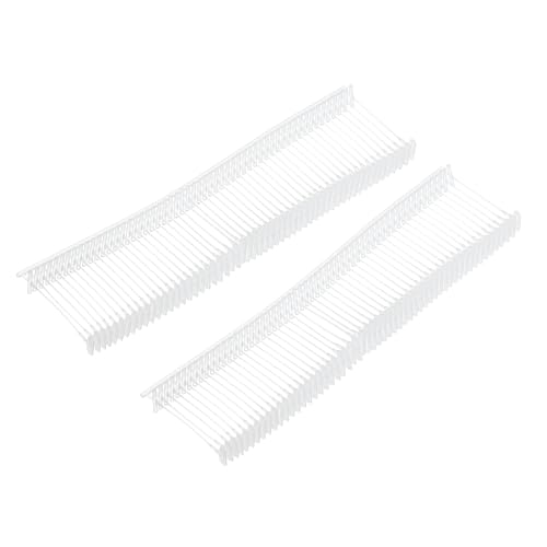 MECCANIXITY Standard Tagging Fasteners,Plastic Regular,Standard Label Gun Price Tagging Barbs for Garment Price Tag Label Tagging Barbs 20mm/0.79 Inch,Pack of 1000 Transparent - color: Transparent, size: 20mm