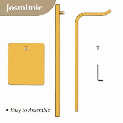 3-Pack Adjustable Tabletop Purse & Banner Display Stands, Gold - color: Gold
