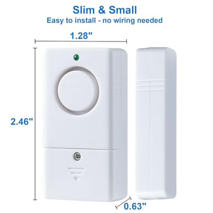 Door Window Alarms, 120DB Door Alarms for Kids Safety, Security Alarm with Chime for Store Pool, 10 Pack - style: 10 Pack