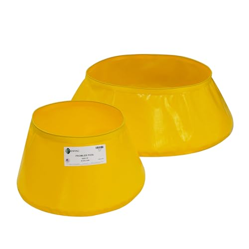 Enpac Prowler Pop-Up Pool, 20 Gallon, Yellow, Durable, Cold-Rated, Foldable, Teardrop Design, Lightweight - size: 20 Gallon