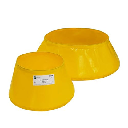Enpac Prowler Pop-Up Pool, 20 Gallon, Yellow, Durable, Cold-Rated, Foldable, Teardrop Design, Lightweight - size: 20 Gallon