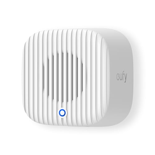 eufy Video Doorbell Chime 2, 10 Built-In Chimes, 2.4 GHz and 5 GHz Dual-Band Wi-Fi, Easy Setup, Bluetooth Auto-Pairing, Adjustable Volume Up to 80 dB