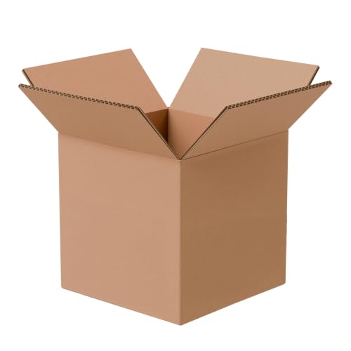The Boxery 5"x5"x5" Corrugated Cardboard Boxes 50-Pack - size: 5 x 5 x 5"
