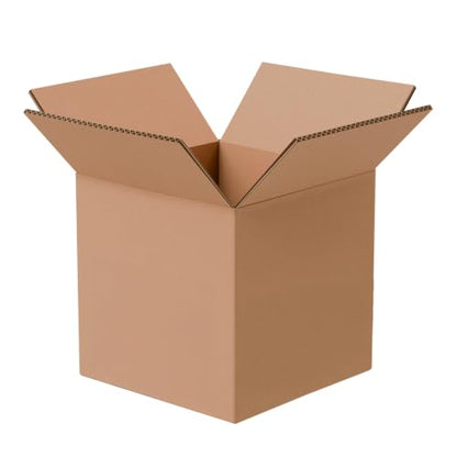 The Boxery 5"x5"x5" Corrugated Cardboard Boxes 50-Pack - size: 5 x 5 x 5"