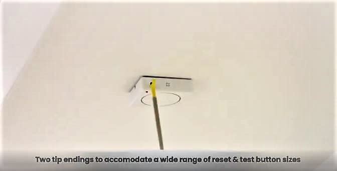 Tess Safety Pole -Smoke Detector and Emergency Exit- Extendable Pole Tester Original - Allows Easy Excess and Monitoring for Life Safety Products -Spellbound (2)