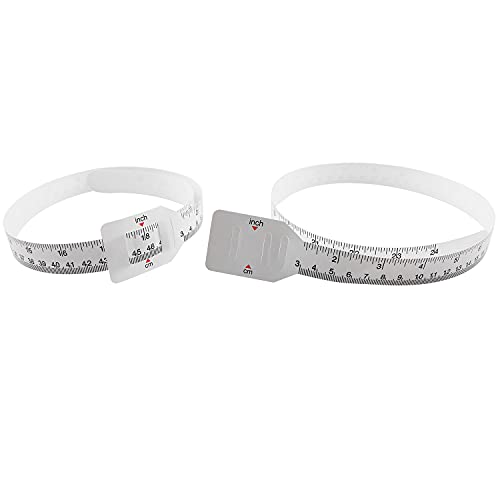 Head Circumference Measuring Tape 2PCS 24x0.79Inch/60x2cm White Baby Head Circumference Measuring Rulers