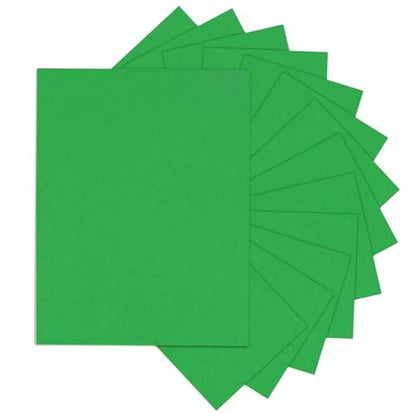 Goefun 24 Sheets 80lb Forest Green Cardstock 8.5 x 11 Thick Printer Paper - color: green, size: 8.5x11