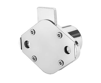 XIEHE 801 Office Furniture Drawer Lock Cabinet Door Locker with 2 Keys 888 (2 Packs, Chrome, keyed alike2) - color: Chrome, 2PACK, size: 801 Keyed alike