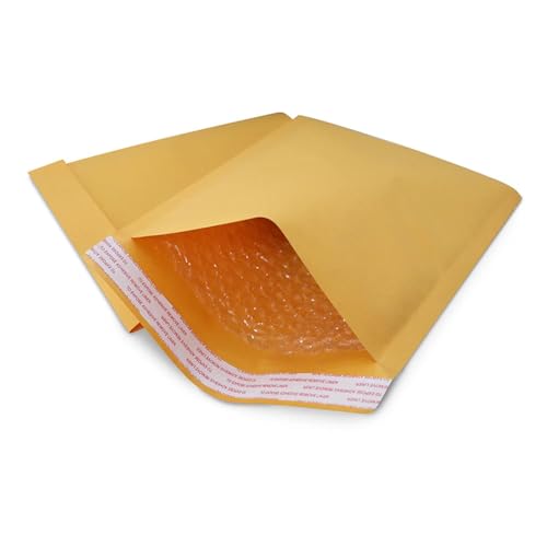 Supply Air 6x10 Kraft Bubble Mailers – Padded Envelopes for Shipping, Mailing & Packaging (Multiple Pack Sizes) (125 Mailers)