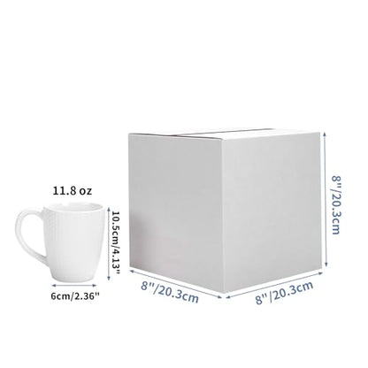 Hoikwo 8x8x8 White Shipping Boxes Set of 25 - color: White, size: 8x8x8-25 Boxes
