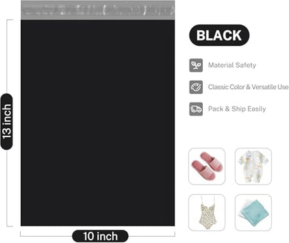 Metronic Poly Mailers 10x13 2400PC Shipping Bags Bulk for Small Business - color: Black, size: 10x13 2400PC