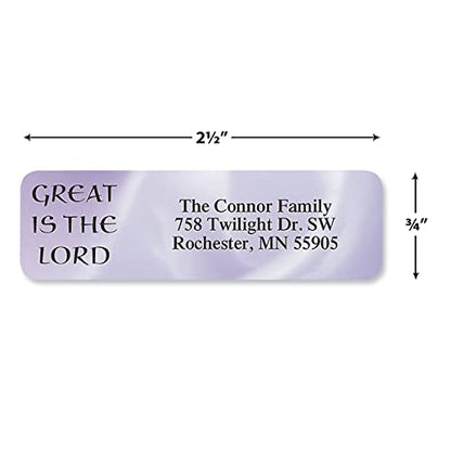 Colorful Images Religious Personalized Address Labels, 250 - color: Praises