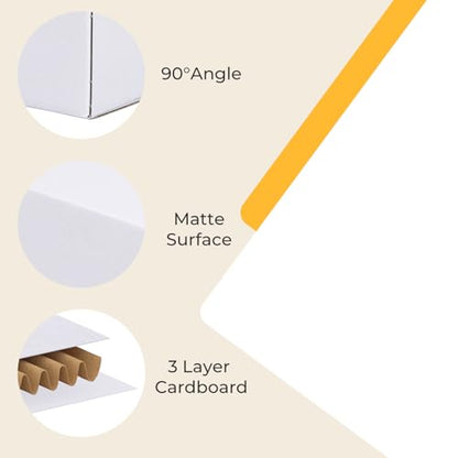 CRUGLA Small White Shipping Boxes 6x4x4, 40 Pack, Corrugated Cardboard Boxes for Small Business, Mailing, Packaging and Gifts - size: 6x4x4 Inch 40 Pack