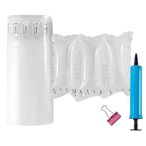 Air Pillows for Shipping with pump 200 Count Inflatable Packaging Air Bags - size: 3.54"x7.87"(200 Count)