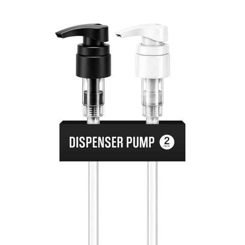 Shampoo/Conditioner Dispenser Pump for Bottles, Leak Proof, Pump Top Fits 1 L/33.8 oz Bottles, 28/410 Neck Size, Variety Pack of 2 - color: Variety Pack of 2