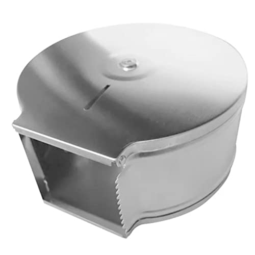 Commercial Jumbo Toilet Paper Dispenser, Wall Mount Stainless Steel 10 Inch Roll Toilet Paper Holder, Brushed Touchless Toilet Tissue Dispenser