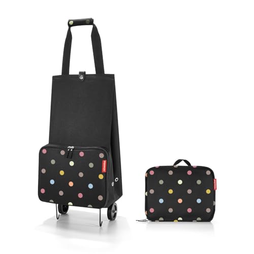 reisenthel foldabletrolley dots - Foldable, Compact Shopping cart - Easy to Store - Rigid Edge Protection - color: Dots