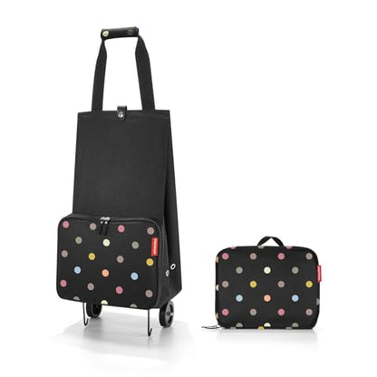 reisenthel foldabletrolley dots - Foldable, Compact Shopping cart - Easy to Store - Rigid Edge Protection - color: Dots