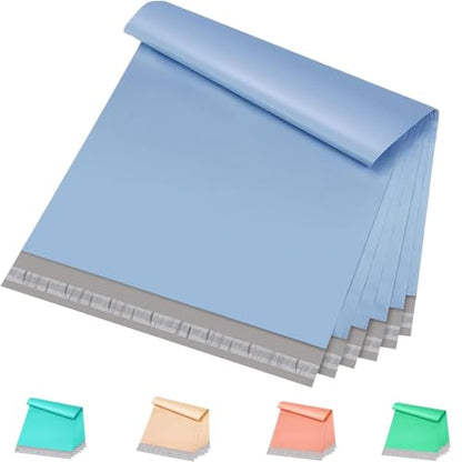 Metronic Poly Mailers Bags Large Shipping Bags 14.5x19 100 Pcs Light Blue - color: Blue, size: 14.5x19 100PC