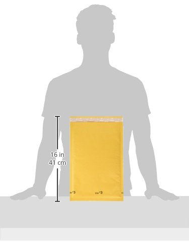 BOX USA 8 1/2 x 14 1/2" Kraft Bubble Mailers (25-Pack) - Brown Padded Envelopes, Self-Seal Shipping Bags for Small Business, Heavy Duty Cushioned Mailing Envelopes for Packaging and Shipping - size: 8-1/2x14" (25-Pack)