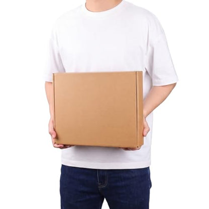 13x10x2 inch Cardboard Shipping Box, Set of 30 Mailer Boxes, Brown - size: 13x10x2 inch 30 Pack