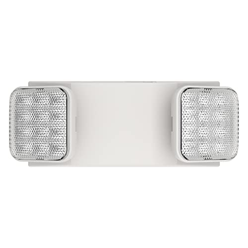 1 Pack Commercial Emergency Light with Battery Backup, Emergency Lights for Business-Hard Wired, UL 924 Certified,AC 120/277V,Two Head Adjustable LED Emergency Lighting. - size: 1 PACK