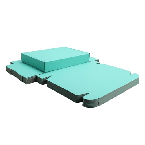 LightGreen Shipping Packaging Box Mailer E-Commerce Packing 20Pcs13×9×2Inch - color: Light Green