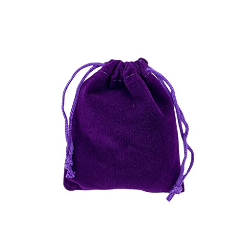 Palmhomee Pack of 48 3x4 Inch Velvet Drawstring Bags Gift Bag Velvet Pouch For Jewelry Wedding and Party Favor (Purple) - color: Purple