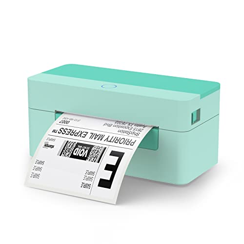 OFFNOVA USB Shipping Label Printer, 4x6 Thermal Printer for Shipping Packages, High-Speed Label Maker, Compatible with ShipStation, UPS, FedEx, Ebay, Amazon, Shopify, USPS, NO Bluetooth Function - color: Green