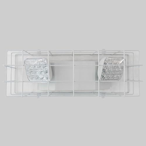 TANLUX LED Emergency Light with Wire Guard, Protective Coated Steel Wire Guard with Emergency Light - size: Emergency Light