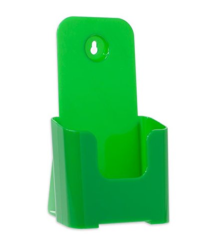 Source One Tri Fold Brochure Holder 4X9 (6 Pack, Green) - color: Green, size: 6 Pack