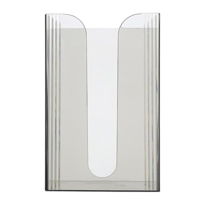 MAGICLULU Wall Mounted Tissue Box Hand Towel Dispenser for Bathroom Kitchen and Toilet Space Saving Tissue Storage Box for Multi-Fold Towels 7.48 X 4.72 X 3.54 in Grey