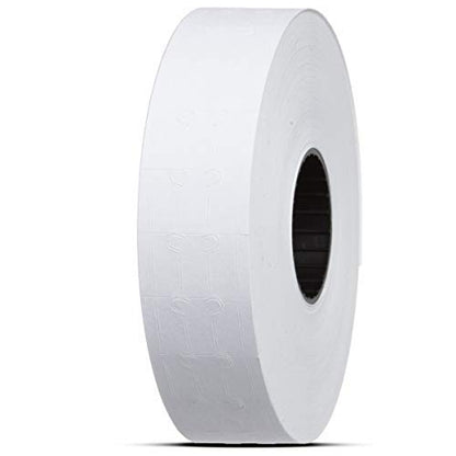 Price Labels for Monarch 1131 Price Gun - White - 20,000 Labels - Pack with 8 Rolls - Ink Roller Included - color: White, size: 1 Pack (8 Rolls) - Prime