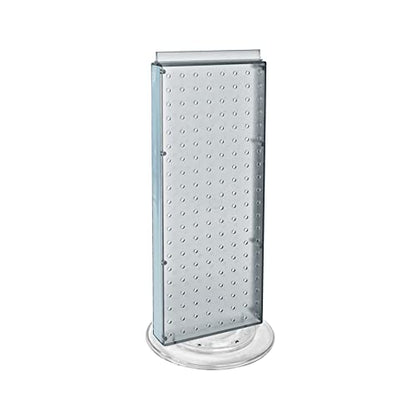 Azar 700508-CLR 8-Inch W by 20-Inch H Revolving Clear Pegboard Counter Unit, Clear - color: Clear, style: Pegboard Only
