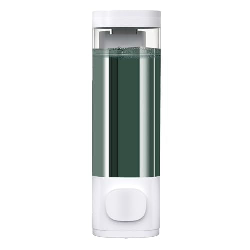 10oz/300ml Single Manual Wall Mounted Soap Dispenser, White - color: White