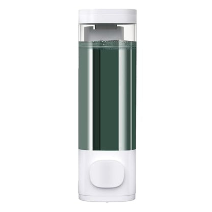 10oz/300ml Single Manual Wall Mounted Soap Dispenser, White - color: White