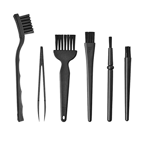 ELANE 6 Pcs Cleaning Brushes for Small Spaces, Small Brushes for Cleaning