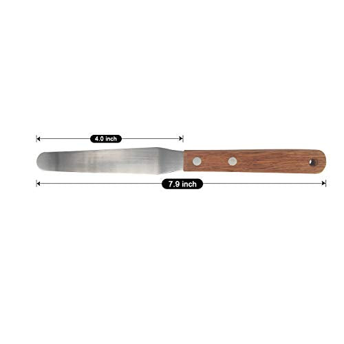 Medarchitect Pill Counting Tray with Wood-Handle Spatula, Purple