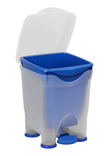 Mintra Home Trash Bins (Blue, Easy Bin) - color: Blue, size: 3 gallons - 1 pack