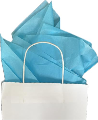 Tissue Paper for Gift Bags - 300 Sheets 14x20in Wrapping Paper, Light Blue - color: Light Blue, size: 300 Count, 14 x 20 in