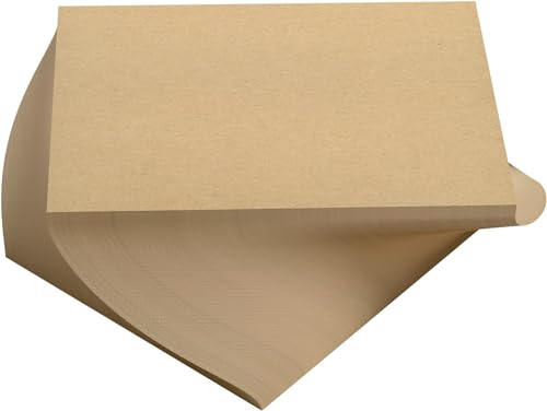 Bryco Goods Chipboard Sheets 8.5" x 11" - 100 Sheets, 22-Point, Made in USA