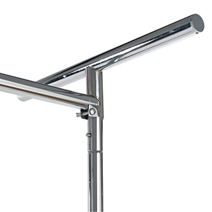 Econoco Commercial Rolling Z-Rack with Zippered Protective Garment Cover - color: Black, style: Z Rack with Garment Cover