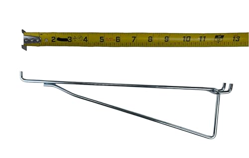 MEGA Heavy Duty Steel Shelf Brackets for Pegboard (2, 12") - size: 12 Inch