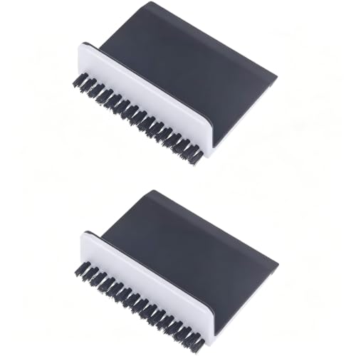 2 Pcs Black Kitchen Sink Squeegee Cleaner Countertop Brush Wiper Vegetable Cleaning Brush Wiper Home Kitchen Tool Fruit and Vegetable Cleaning Brushes Accessories