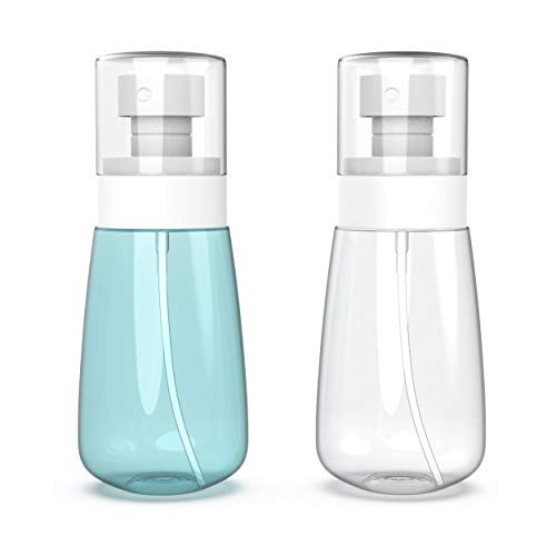 RELANOR 2 Pack Small Travel Spray Bottle Mini Size Mist Bottles 2oz/60ml
