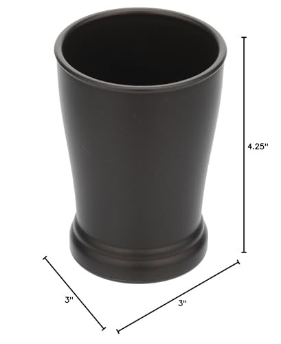 iDesign Kent Tumbler Cup, Bronze - style: Pack of 1