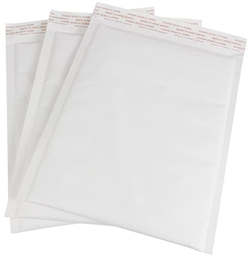 100#1 7.25x12 White Kraft Paper Padded Bubble Envelopes Mailers Shipping 7.25"x12"