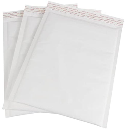 100#1 7.25x12 White Kraft Paper Padded Bubble Envelopes Mailers Shipping 7.25"x12"
